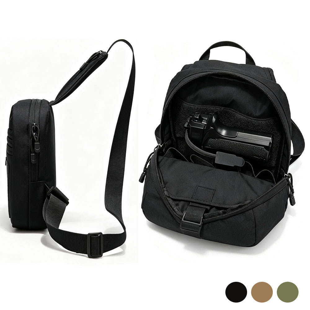Edc Carry Handgun - Borsa Tattica da Petto a Tracolla,
