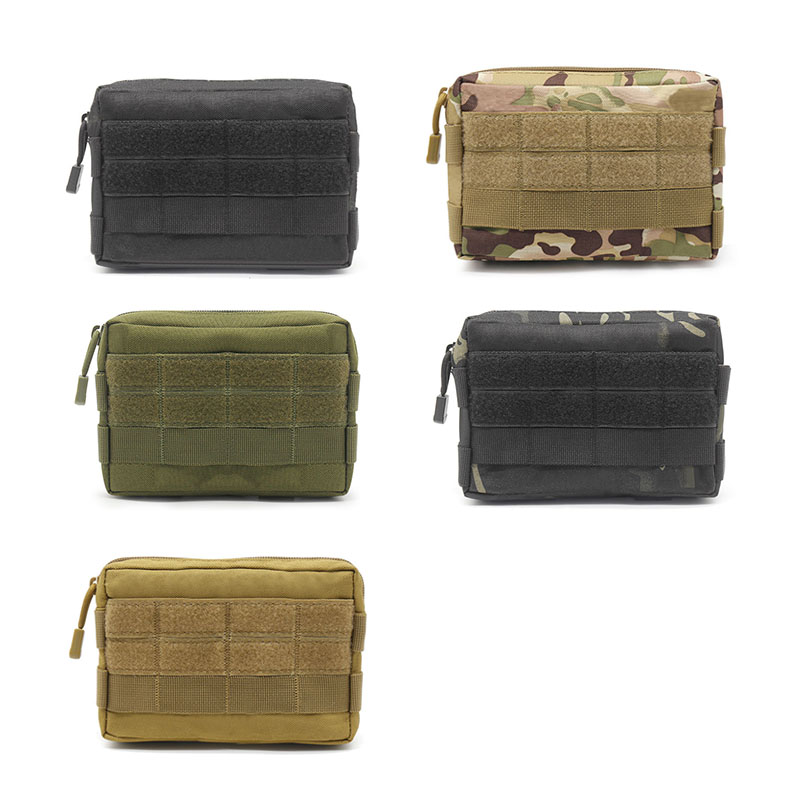 Edc Carry Box - Marsupio Tattico Molle 600D Impermeabile Mimetico,