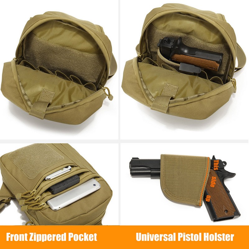 New Tactical Chest Bag fondina - Edc Carry Backpack recensione e prezzo