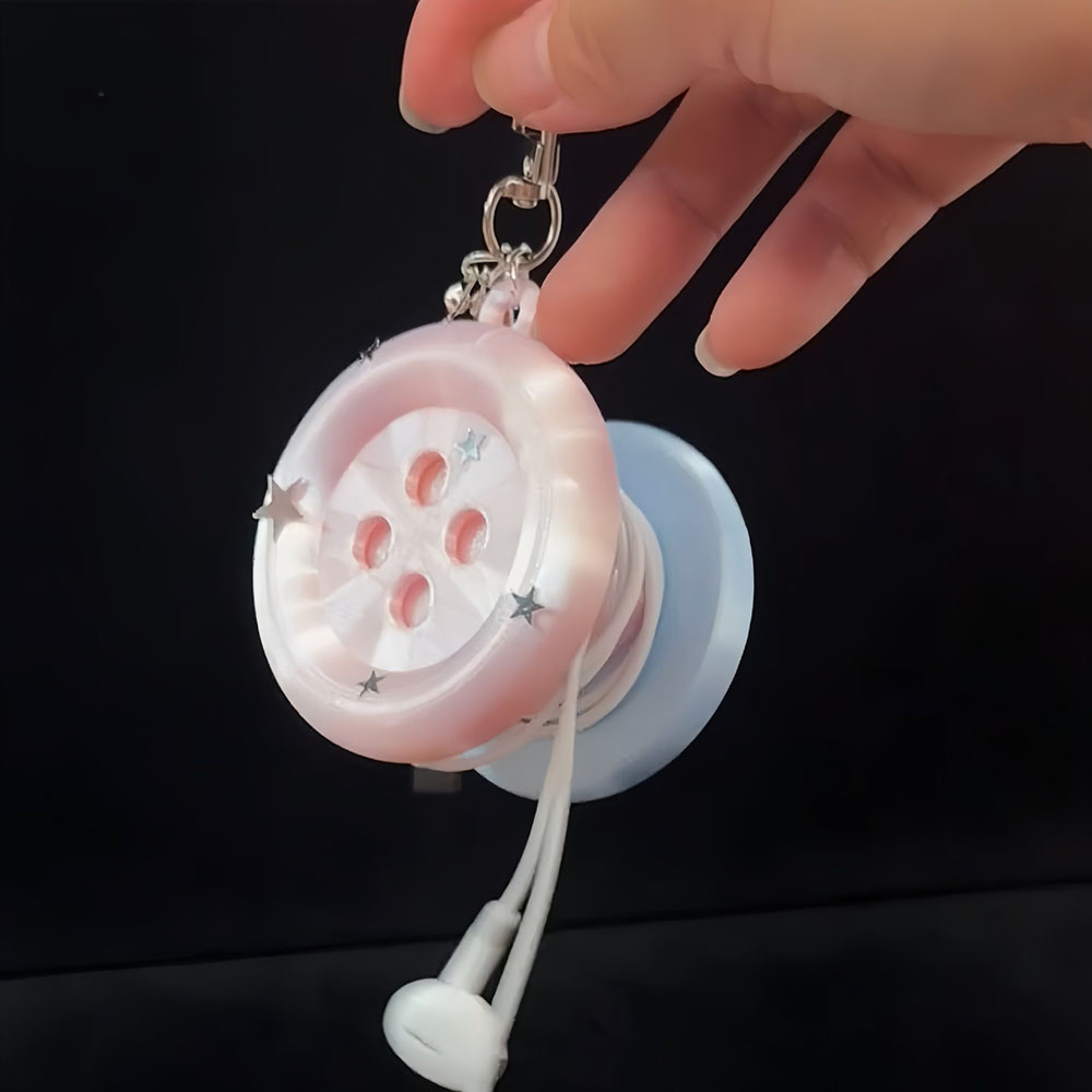 Organizzatore di Cavi a Botton - Cable Winder Keychain recensione e prezzo